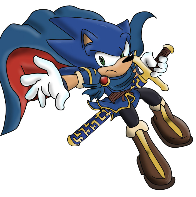 Super smash bros: Sonic/Marth