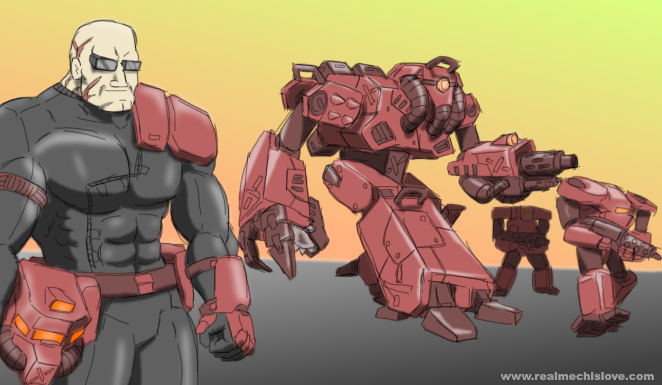 Scrapped Mecha render 2 by DevCakeProductions on DeviantArt