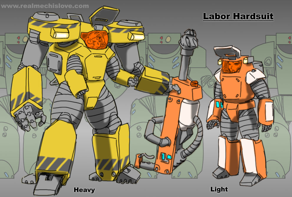 Hardsuits Deviantart Labor Hardsuits by jaromcswenson on DeviantArt