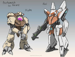 Protomechs to anime-hydra-roc
