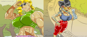 Crimson And Kal Post Workout