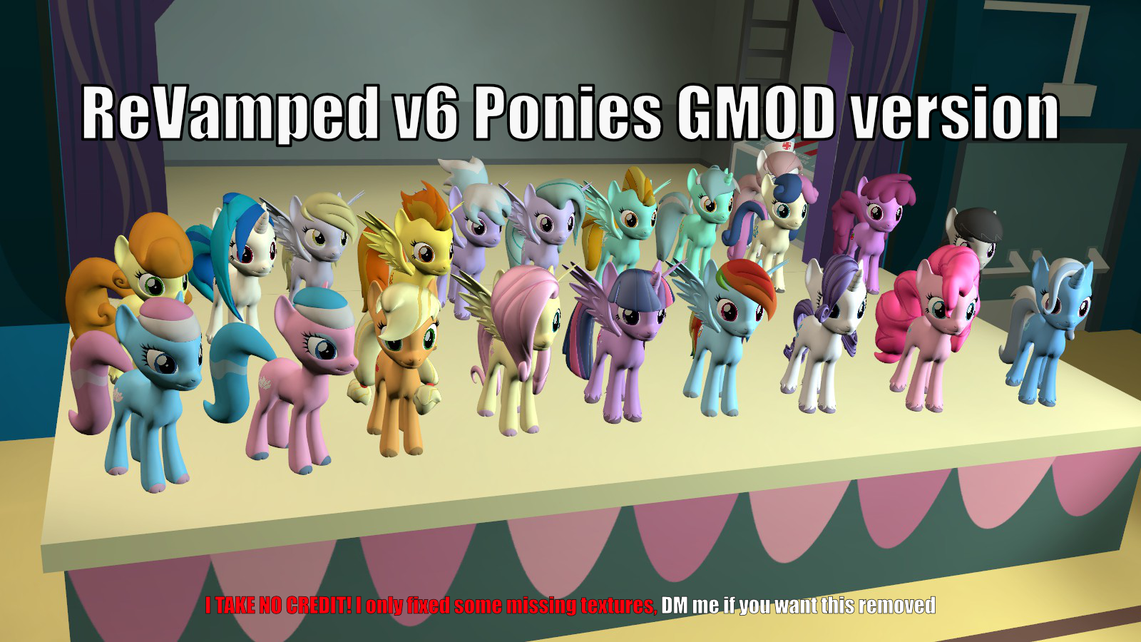 SFM/PMV] Garry's Mod VS Ponies - Noclipping to Garry's mod 