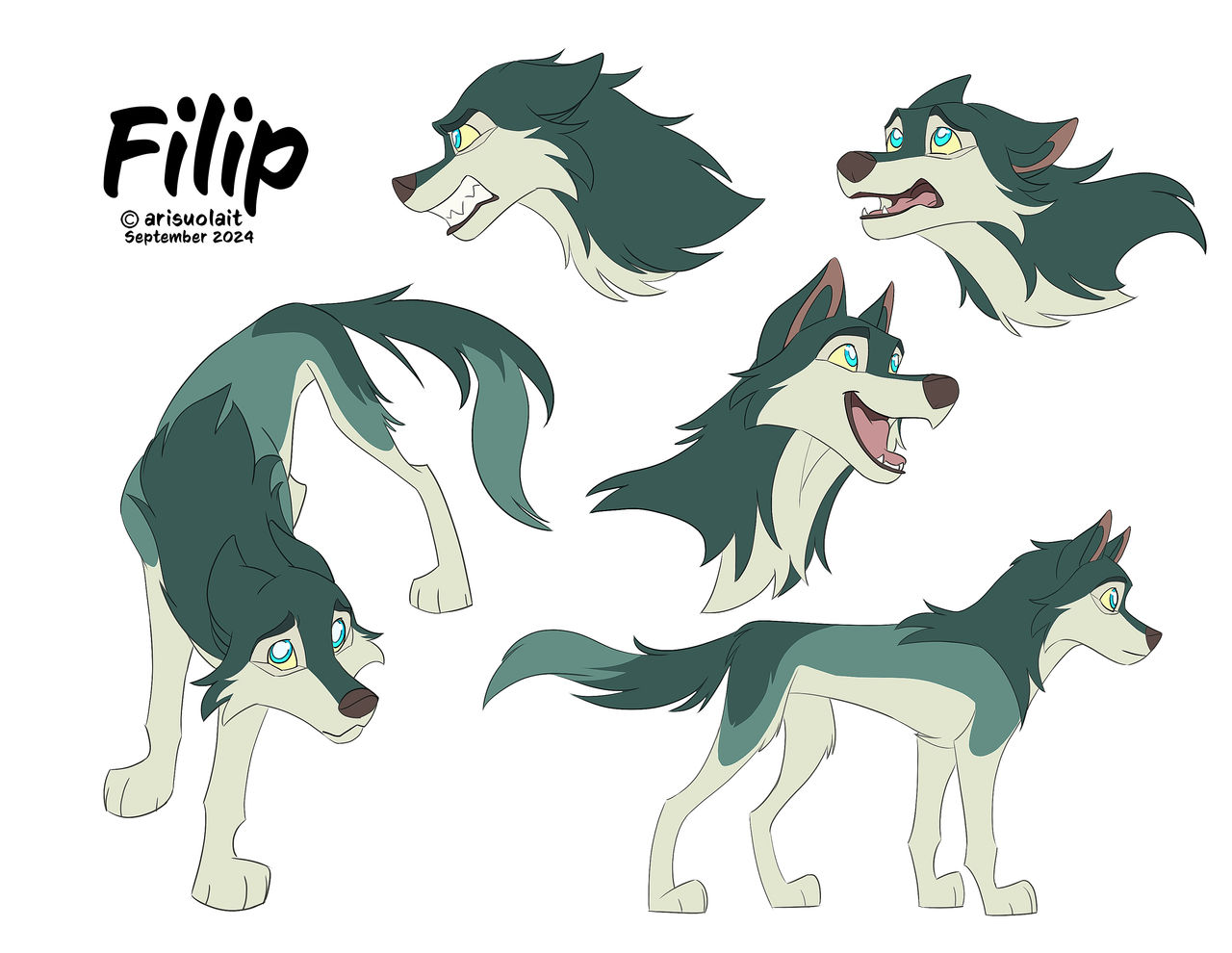Filip - Model Sheet 2024 by arisuolait on DeviantArt