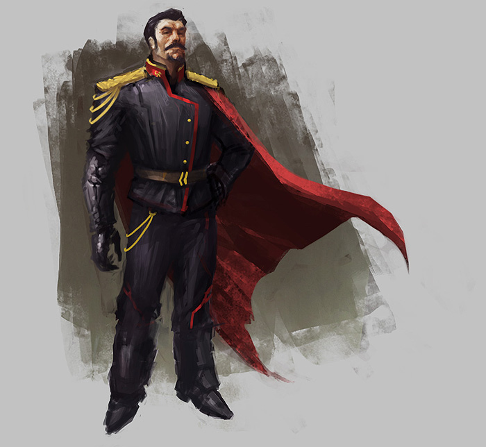 Red Human Commander RedCommander WIP by lordbaells on DeviantArt