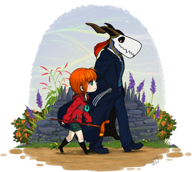 Afternoon Stroll: Elias and Chise