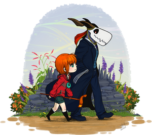 Afternoon Stroll: Elias and Chise