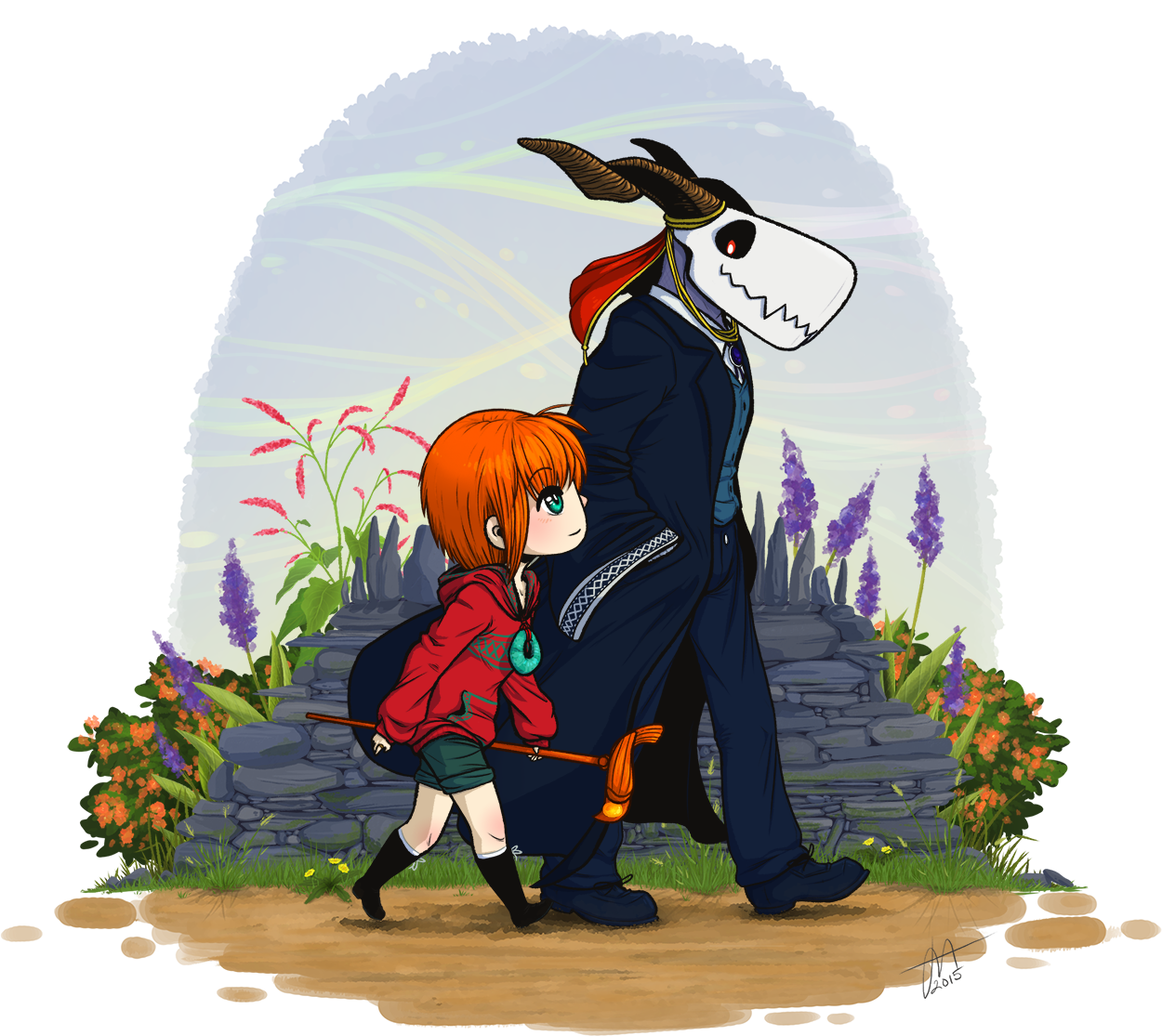 Afternoon Stroll: Elias and Chise