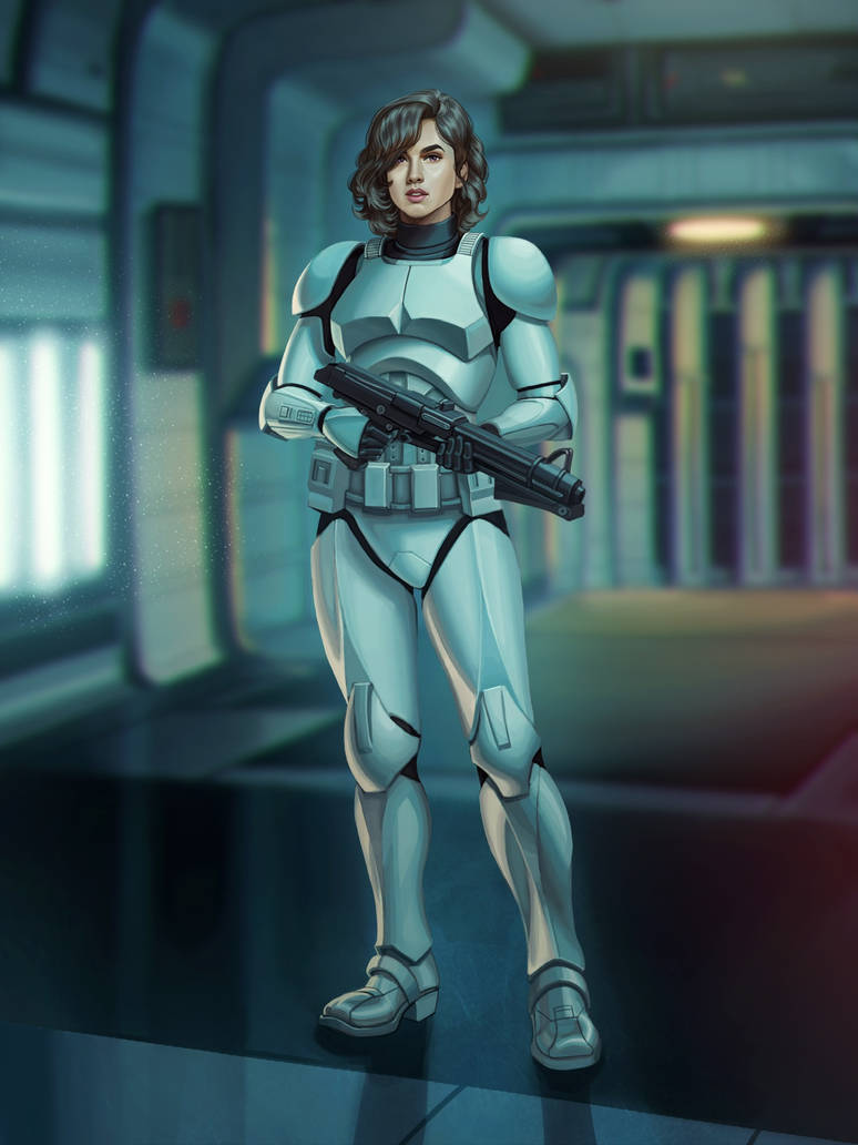 Female Clone Trooper by Heinkelboy05 on DeviantArt