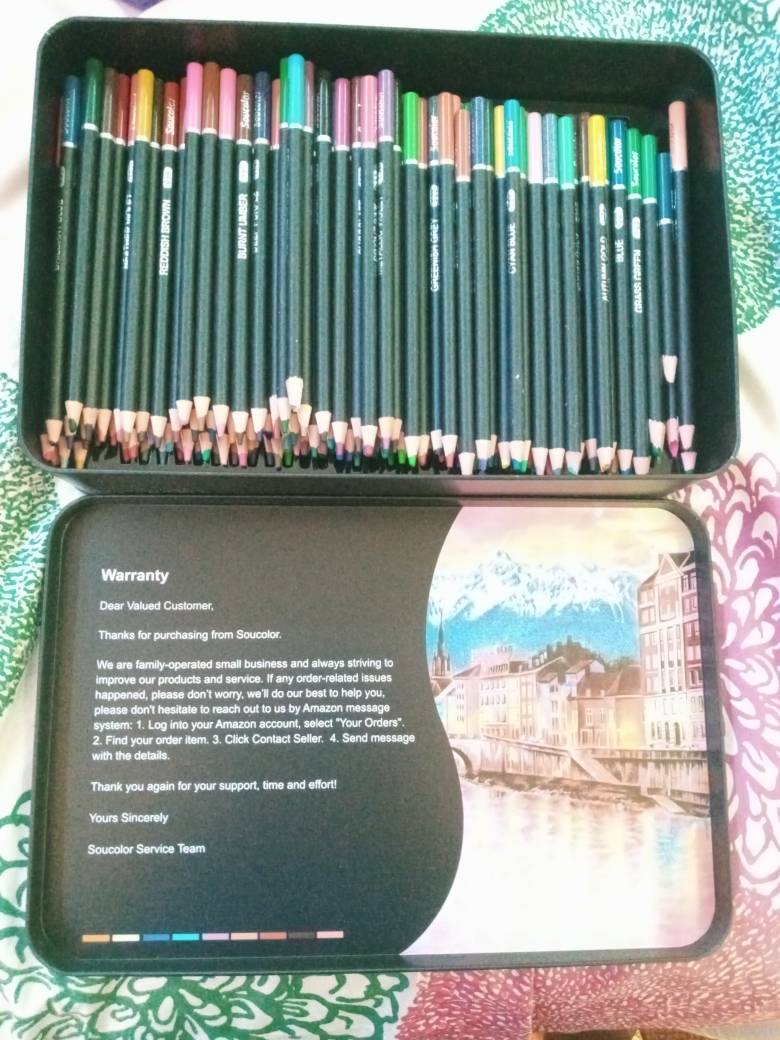 My new huge set of colored pencils SOUCOLOR 180. Are they similar