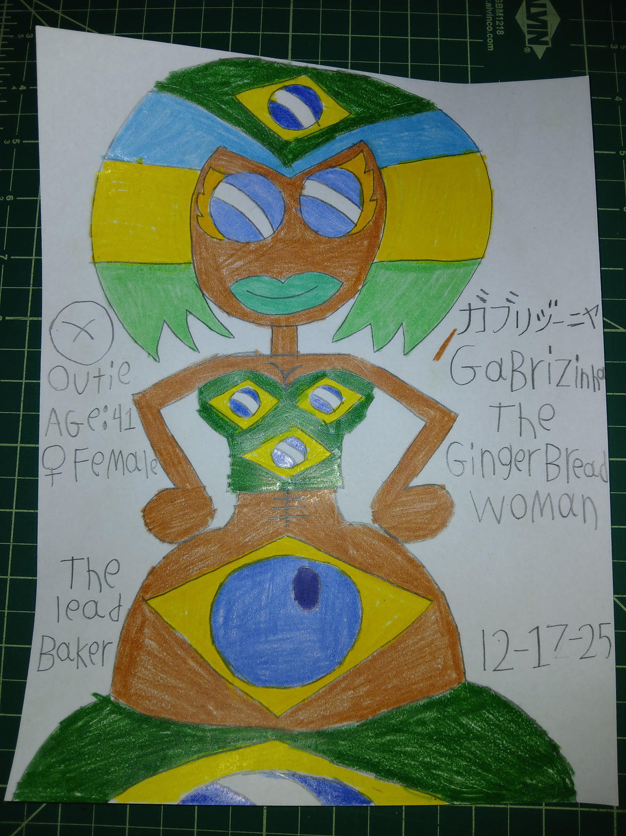 Gingerbread Demon Gabrizinha the gingerbread woman by mecharobo1000 on DeviantArt