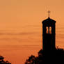 Steeple at Sunset