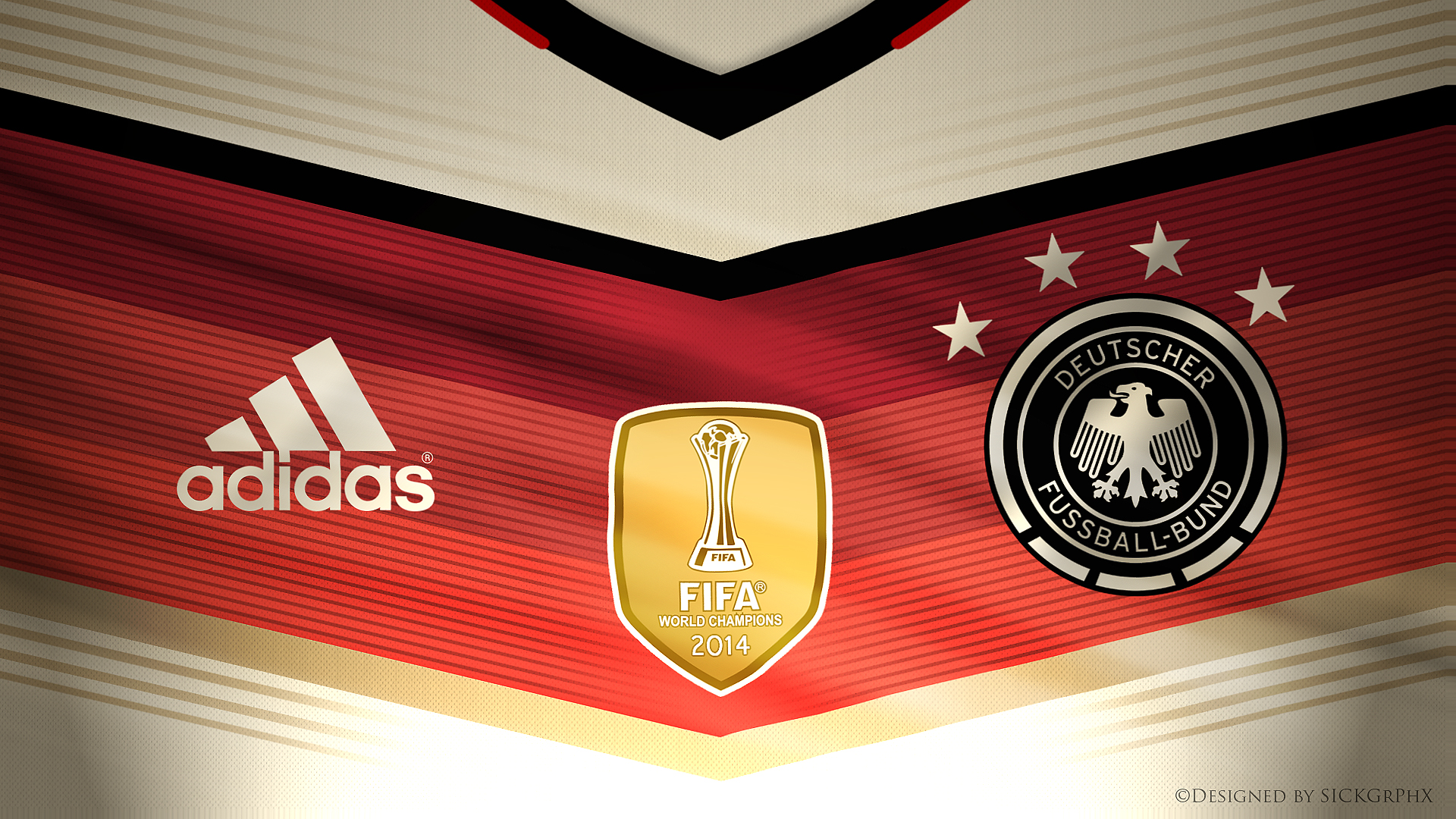 DFB World Cup Trikot 2014 Germany Four Star