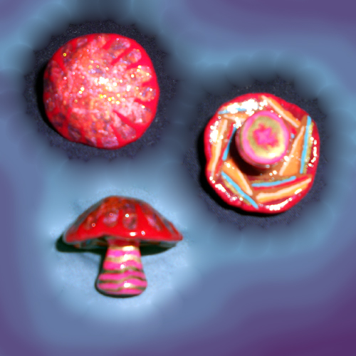 Red Glittery Shroom