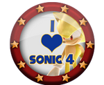 I Love Sonic 4 Badges