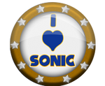 I Love Sonic Badges - Request by darkfailure