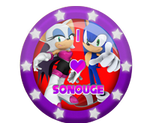 I Love Sonic Badges - Request by darkfailure
