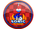 I Love Sonic The Fighters Badge by darkfailure