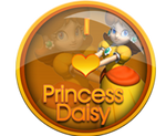 I Love Princess Daisy Badge
