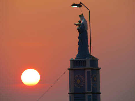 sunset point Kanyakumari INDIA