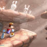 RAYMAN 4 - les cavernes des lapins cretins