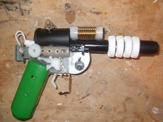 Steampunk Raygun before paint