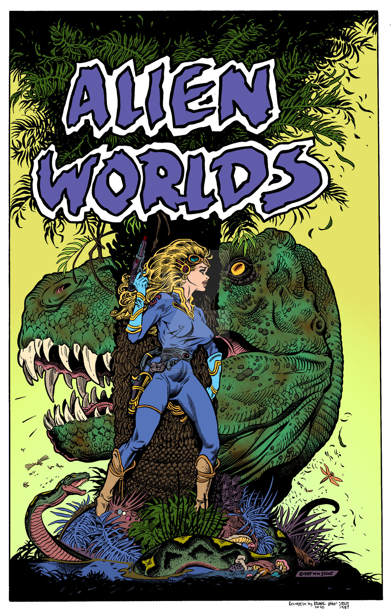 Alien Worlds 1 Cover Recreation by Dalgoda7 by Ticktockcolourist on ...