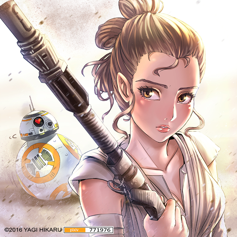 Rey and BB-8 [STAR WARS]