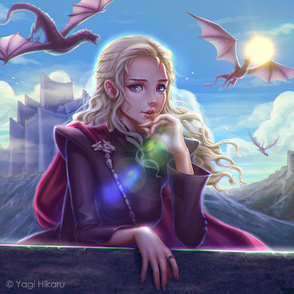 Game of Thrones/Daenerys Targaryen on Dragonstone by yagihikaru on  DeviantArt