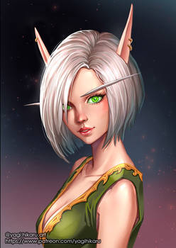 Blood Elf portrait