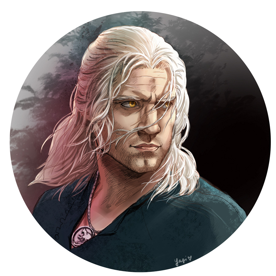Geralt from The Witcher by yagihikaru on DeviantArt