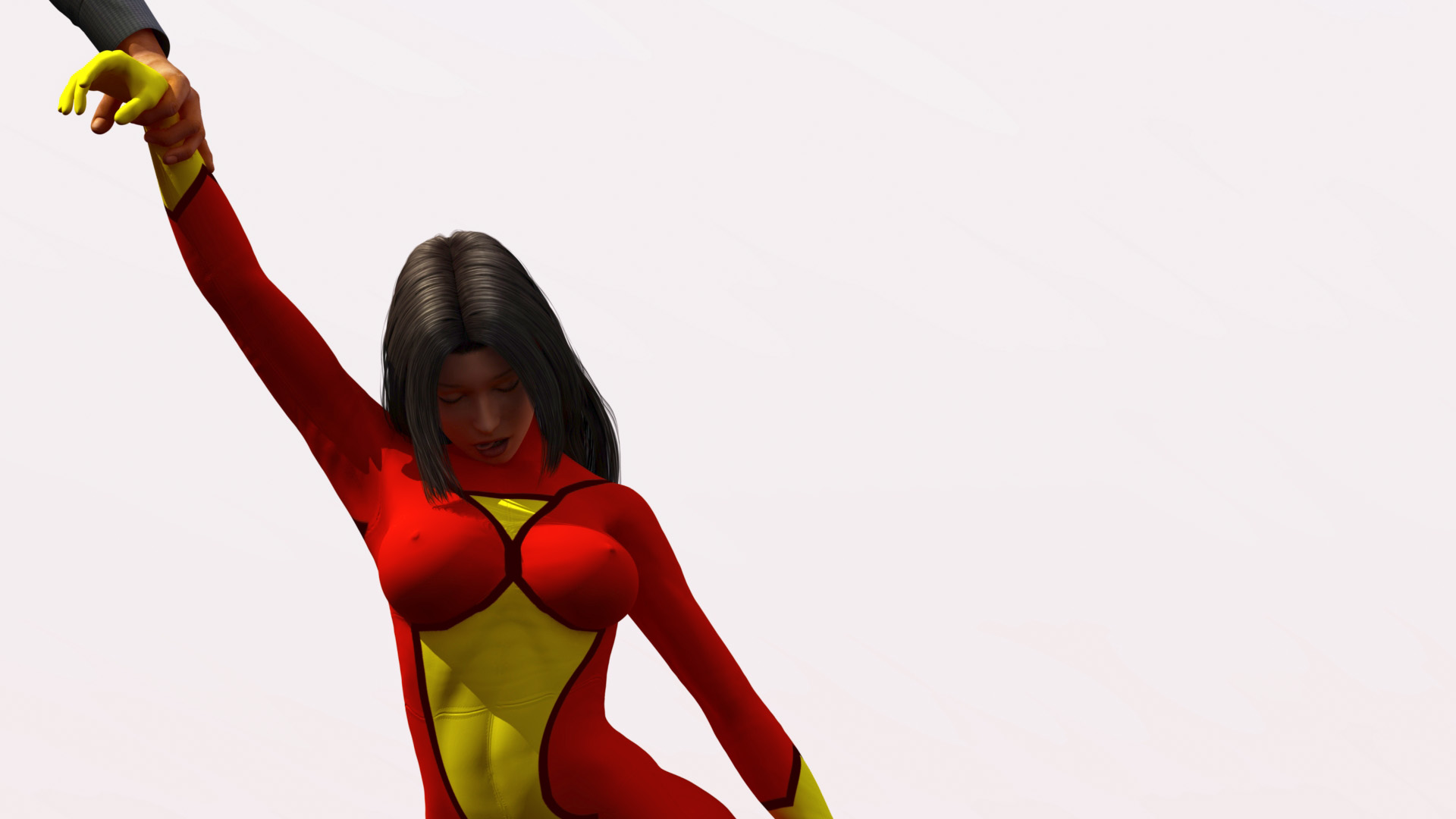 Waylaid, Spiderwoman Closeup