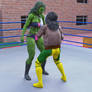 Rogue vs She-Hulk (Preview 2)