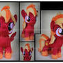 Commission: Blaze Gust Custom Plush