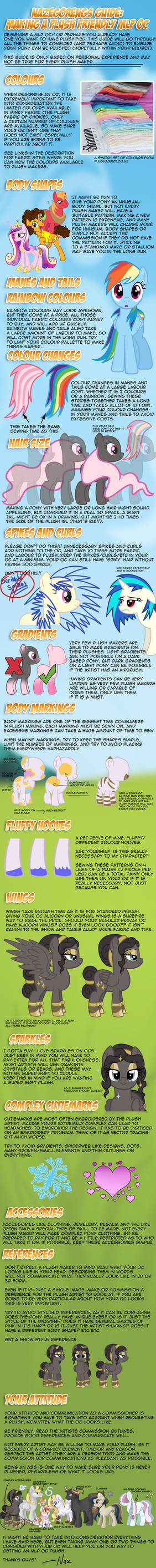 Naz's Guide - How to Make a Plush Friendly MLP OC by Nazegoreng
