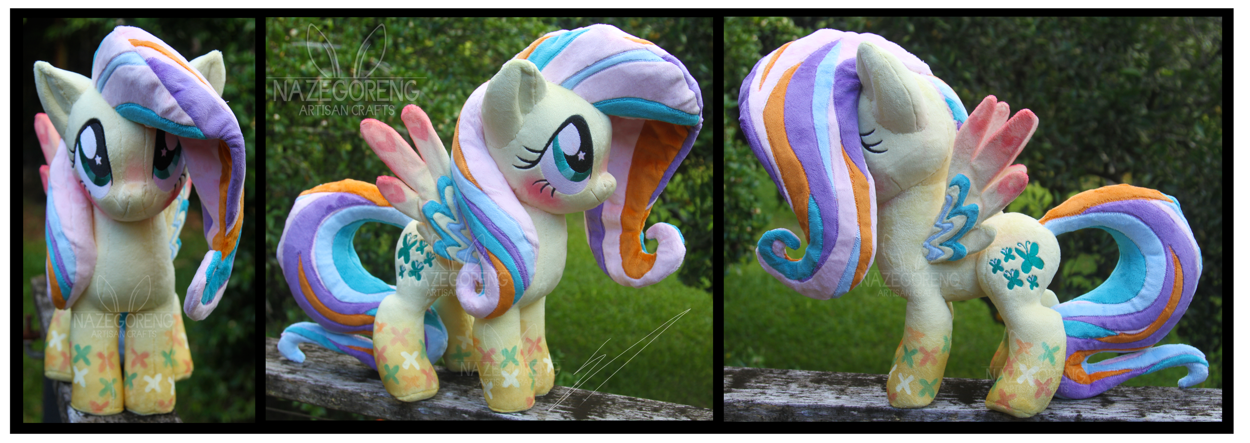 SOLD: Rainbow Power Fluttershy Plush