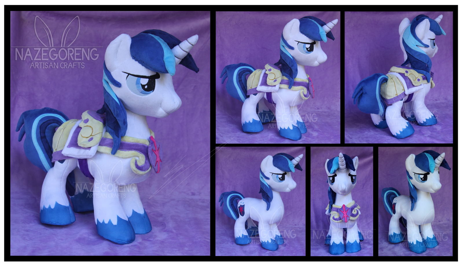 SOLD: Shining Armour Custom Plush