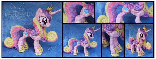 Crystal Princess Cadence Custom Plush by NazFX