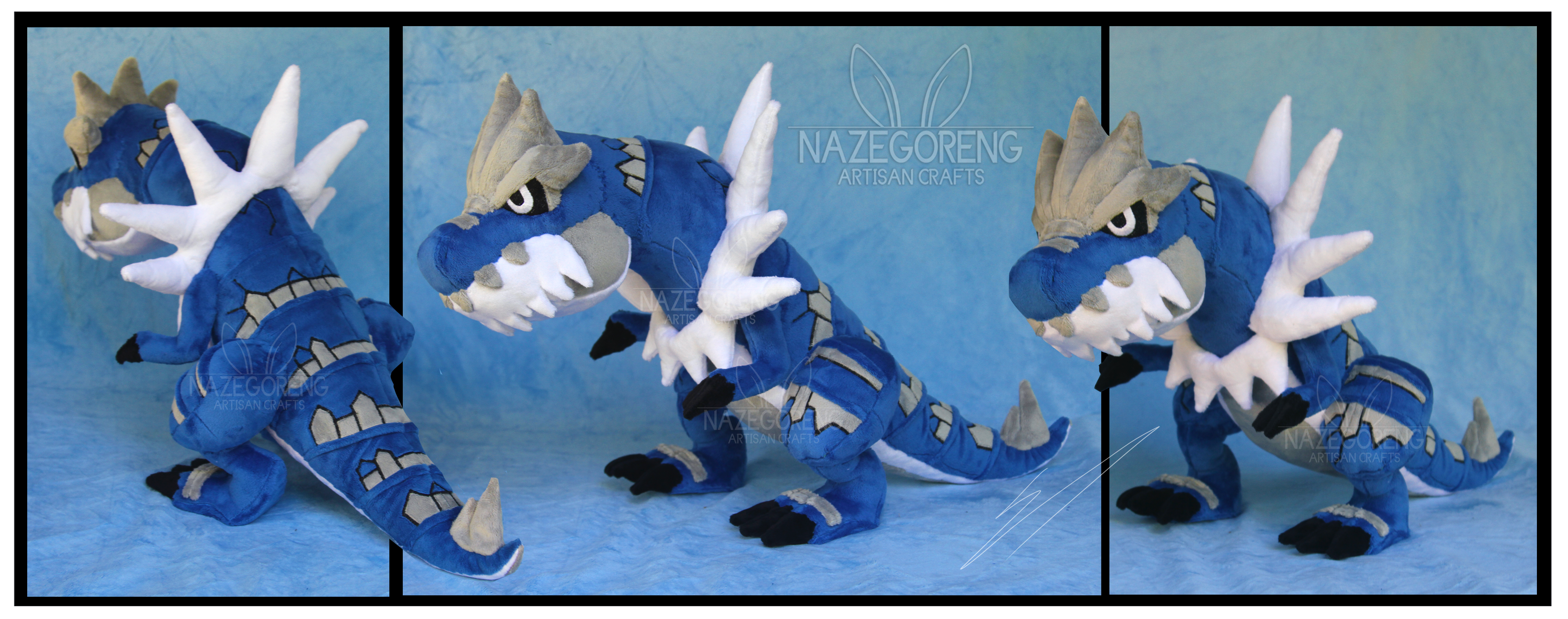 Shiny Tyrantrum Custom Plush