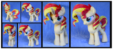 Sunset Shimmer Custom Pony Plush