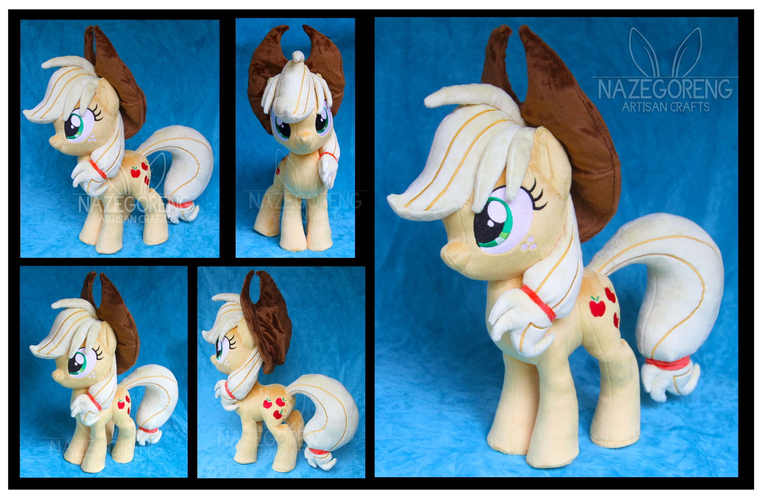 Applejack Custom Plush by NazFX on DeviantArt