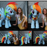 Lifesize Rainbow Dash Custom Plush