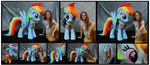 Lifesize Rainbow Dash Custom Plush by NazFX
