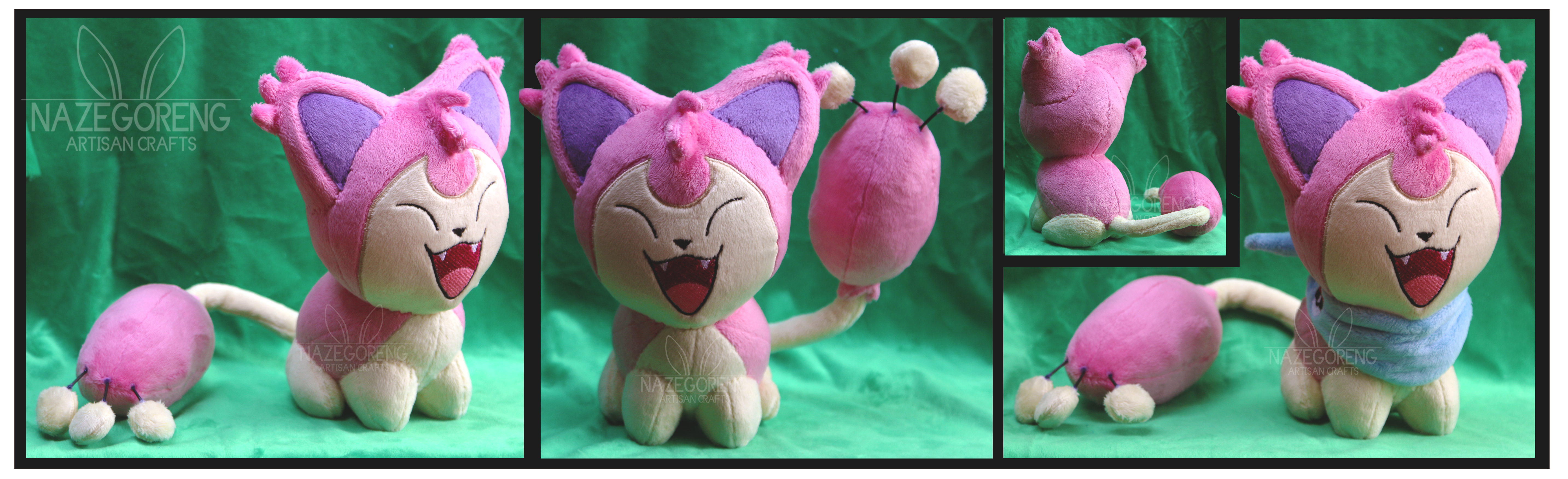Skitty Custom Plush by NazFX on DeviantArt