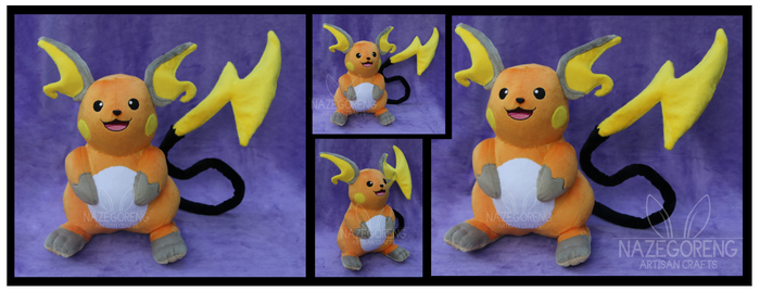 Raichu Custom Plush