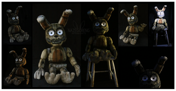 Lifesize Plushtrap FNAF Custom Plush by NazFX on DeviantArt