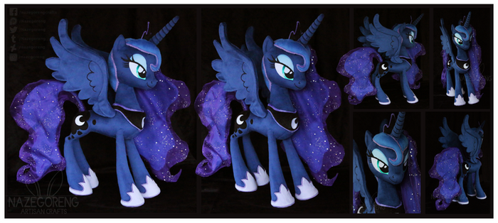 Princess Luna Custom Plush by Nazegoreng