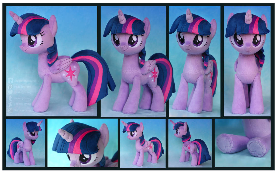 Twilight Sparkle Custom Plush by Nazegoreng