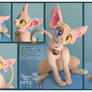 Sphynx Cat plush and sewing pattern
