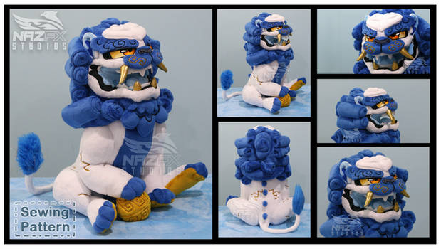 Guardian Lion Plush and Sewing Pattern