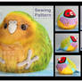 Borb plush and sewing pattern